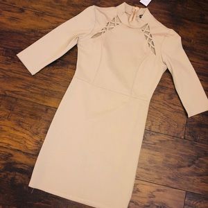 Cream dress. Medium with tag.